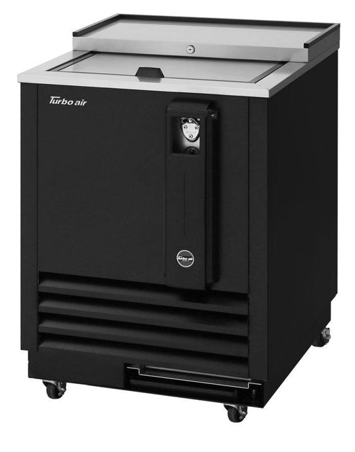 Turbo Air TBC-24SB-N6 24" Super Deluxe Black Exterior Bottle or Can Cooler - Donut-Equipment.com