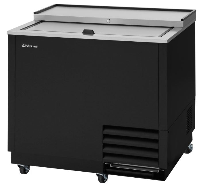 Turbo Air TBC-36SB-GF-N 36" Black Laminate Exterior, Glass Froster - Donut-Equipment.com
