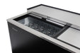 Turbo Air TBC-50SB-GF-N 50" 2-Section Glass Chiller – 140 Mug Capacity, Black, 115v - Donut-Equipment.com