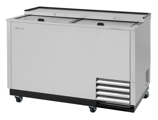 Turbo Air TBC-50SD-GF-N 50" 2-Section Glass Chiller – 140 Mug Capacity, Stainless Steel, 115v - Donut-Equipment.com