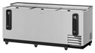 Turbo Air TBC-80SD-N 80 1/2" Forced Air Bottle Cooler - Holds (739) 12 oz Bottles, Stainless, 115v - Donut-Equipment.com