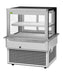 Turbo Air TBP-36-46FDN 38-1/8" Refrigerated Bakery Display Case w/ Straight Glass - (2) Levels, 115v, Stainless Steel - Donut-Equipment.com