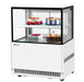 Turbo Air TBP36-46NN-W 35-3/8" Refrigerated Straight Glass Full-Service Bakery Display Case, 2 Levels, White Exterior, 115v - Donut-Equipment.com