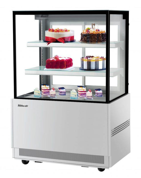 Turbo Air TBP36-54NN-S 35-3/8" Straight Glass Full-Service Bakery Display Case, 3 Levels, Stainless Steel Exterior, 115v          Ask ChatGPT - Donut-Equipment.com
