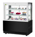 Turbo Air TBP48-54FN-B 47-1/4" Straight Glass Refrigerated Bakery Display Case, 3 Levels, Black Exterior, 115v - Donut-Equipment.com