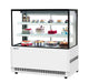 Turbo Air TBP60-54NN-W 59" Straight Glass Full-Service Bakery Display Case, 3 Levels, White Exterior, 115v - Donut-Equipment.com