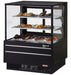 Turbo Air TCGB-36UF-DR-B 36" Straight Glass Full-Service Dry Bakery Display Case, 3 Levels, Black Exterior, 115v - Donut-Equipment.com