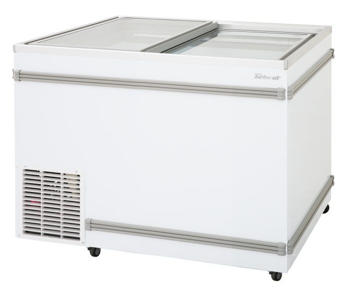Turbo Air TFS-11F-N 40" Mobile Chest Freezer w/ (15) Baskets - White, 115v - Donut-Equipment.com