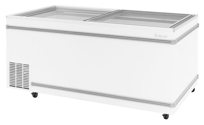 Turbo Air TFS-25F-N 69" Mobile Chest Freezer w/ (33) Baskets - White, 115v - Donut-Equipment.com