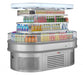 Turbo Air Self-Serve Merchandiser TIOM-36RSRS-N 48" Stainless Steel Open Air Oval Island Display Case - Donut-Equipment.com