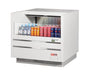 Turbo Air TOM-36UC-W-N 36 1/4" Horizontal Open Air Cooler w/ (1) Level – White Exterior, 115v - Donut-Equipment.com