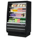 Turbo Air TOM-40MB-SP-N 39 1/8" Vertical Open Air Cooler w/ (4) Levels – Black Exterior, 115v - Donut-Equipment.com