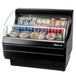 Turbo Air TOM-40SB-N 39" Slim Line Horizontal Open Air Cooler w/ (3) Levels – Black Exterior, 115v - Donut-Equipment.com