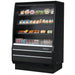 Turbo Air TOM-50MB-SP-N 50 7/8" Vertical Open Air Cooler w/ (4) Levels – Black Exterior, 115v - Donut-Equipment.com