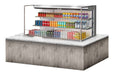 Turbo Air TOM-60L-UF-S-3SI-N 60" Stainless Steel Drop-In Refrigerated Open Display Case Merchandiser w/ (3) Levels, 115v - Donut-Equipment.com