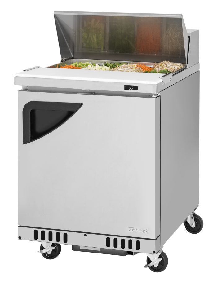 Turbo Air TST-28SD-FB-N 27 1/2" Super Deluxe Sandwich/Salad Prep Table - Donut-Equipment.com