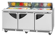 Turbo Air TST-72SD-FB-N 72 5/8" Super Deluxe Sandwich/Salad Prep Table - Donut-Equipment.com