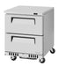 Turbo Air TUF-28SD-D2-FB-N 27 1/2" W Undercounter Freezer w/ 1 Section, 2 Drawers & Front Breathing - Donut-Equipment.com
