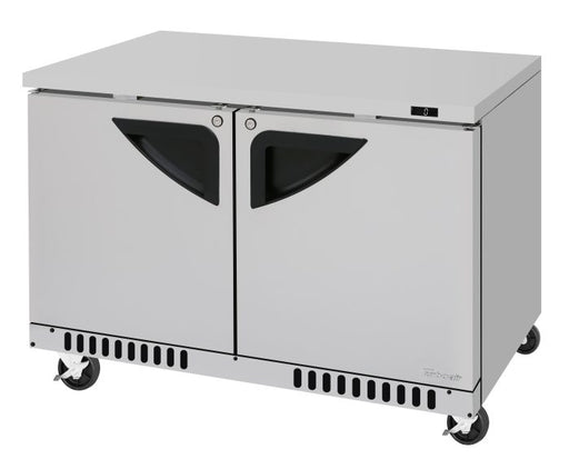 Turbo Air TUF-48SD-FB-N 48 1/4" W Undercounter Freezer w/ 2 Sections, Solid Doors & Front Breathing - Donut-Equipment.com