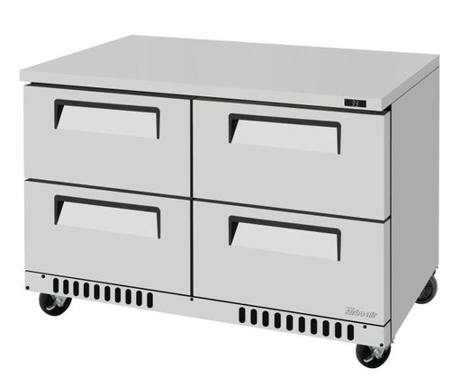 Turbo Air TUR-48SD-D4-FB-N 48 1/4" W Undercounter Refrigerator w/ 2 Sections, 4 Drawers & Front Breathing - Donut-Equipment.com