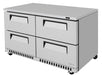 Turbo Air TUR-60SD-D4-FB-N 60 1/4" W Undercounter Refrigerator w/ 2 Sections, 4 Drawers & Front Breathing - Donut-Equipment.com