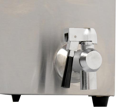 Omcan 25 lb (3 Gal) Oil Capacity Countertop Donut & Funnel Cake Electric Fryer – 1700W, 120V Commercial Fryer for Bakeries, Concession Stands & Foodservice Kitchens