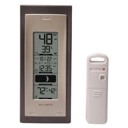 AcuRite- Thermometer and Humidity Monitor with Intelli-Time Clock Calendar for Proofer - Donut-Equipment.com