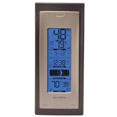 AcuRite- Thermometer and Humidity Monitor with Intelli-Time Clock Calendar for Proofer - Donut-Equipment.com