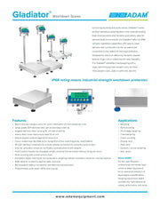 Gladiator Washdown Scales GGB 65A - Donut-Equipment.com