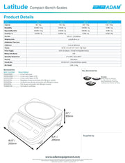 Latitude Compact Bench Scale LBX 12 - Donut-Equipment.com