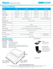 Aqua Washdown Scales ABW-16 - Donut-Equipment.com