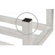 GSW USA RA-6024 Vented Dunnage Rack 60"W x 24"L x 8"H Aluminum Construction 1000 lb Capacity ETL Certified - Donut-Equipment.com