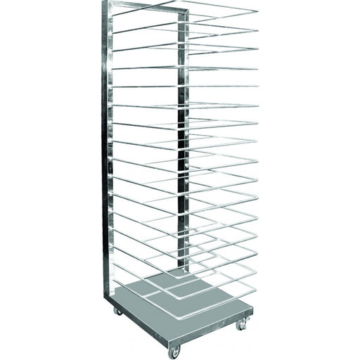 GSW USA DN-RA16 Stainless Steel Pan Tree Rack with 16 Pan Capacity 20" x 20" x 2-1/2" Pans - Donut-Equipment.com