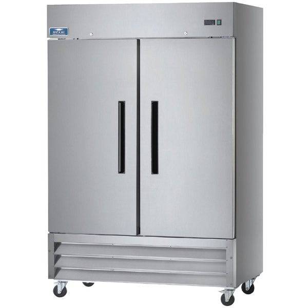 Arctic Air AR49 Two Section Solid Door Reach-in Refrigerator - Donut-Equipment.com