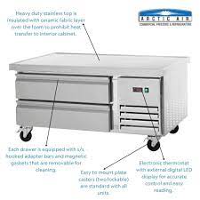 Arctic Air ARCB48 50" Two Drawer Refrigerated Chef Base - Donut-Equipment.com
