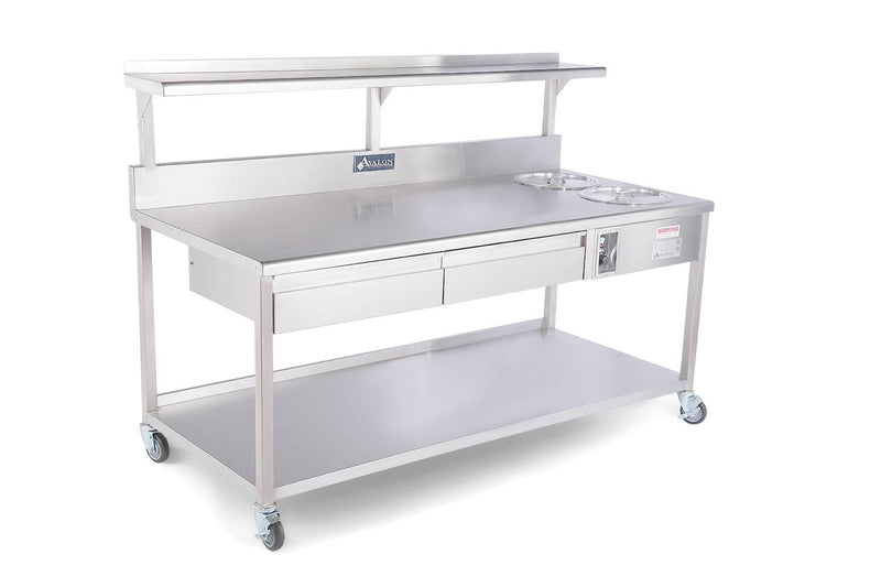 Avalon Donut Finishing / Sugaring Table AFT-84-4-2 - Donut-Equipment.com