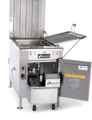 Avalon Donut Fryer 20" x 20", Natural Gas, Electronic Ignition, Left Side Drain Board. (ADF20G-BA) - Donut-Equipment.com