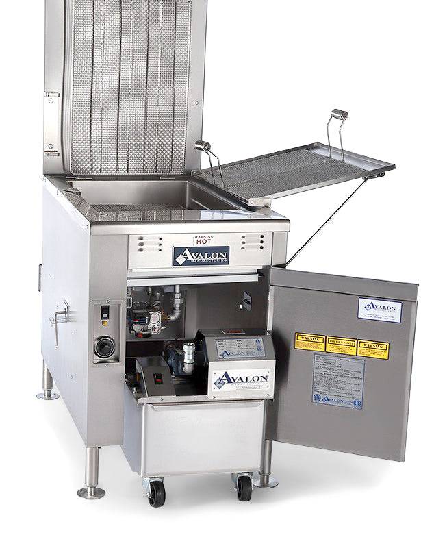 Avalon Donut Fryer 20" x 20", Natural Gas, Electronic Ignition, Left Side Drain Board. (ADF20G-BA) - Donut-Equipment.com