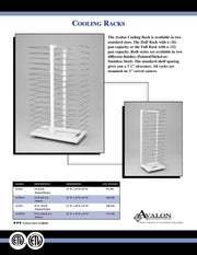 Avalon ACR32-S Stainless Steel Cooling Racks Double Sided 32 Slides - Donut-Equipment.com