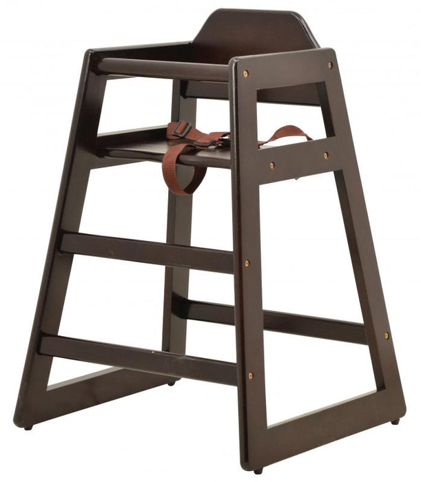 Omcan Commercial Mahogany Wooden High Chair – Restaurant-Style Solid Wood Baby High Chair with Safety Strap and Stable Design (Copy)