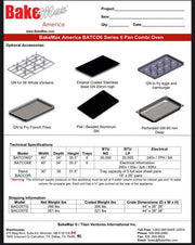 BakeMax (BATCO6E) Series Combi Oven - Donut-Equipment.com