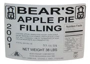 Bear Stewart Premium Apple Turnover Filling- 38 pound pail - Donut-Equipment.com