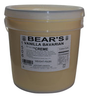 Bear Stewart Vanilla Bavarian Crème Pastry, Pie and Cake Filling- 20 Pound Pail - Donut-Equipment.com