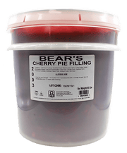 Whole Cherry Pie Filling- 40 Pound Pail - Donut-Equipment.com