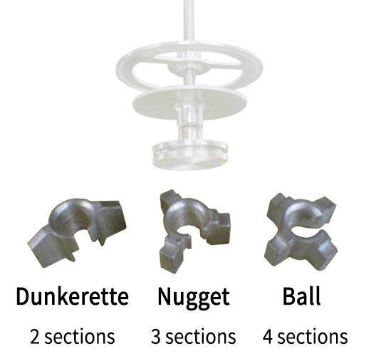 Belshaw Type K / Donut Robot Donut Ball Attachment /Donut 4 Holes - Donut-Equipment.com