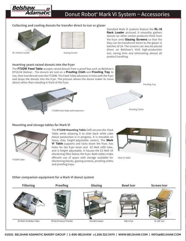 Belshaw Support table for Mark VI Fryer (MK6-1005) - Donut-Equipment.com