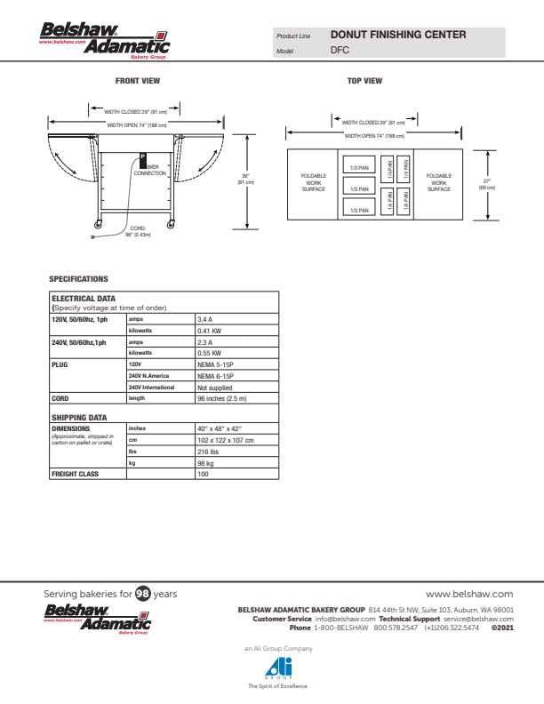 Belshaw Donut Finishing Center - Donut-Equipment.com