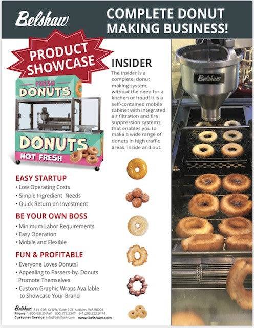 BELSHAW INSIDER Ventless Donut System -(APPROX- 226 DOZEN/HR) Mark V GP 208/240/60Hz/1 Ph - Donut-Equipment.com