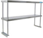 BK Double Overshelf Table Mount 12" X 96", 18 GA. SS - Donut-Equipment.com