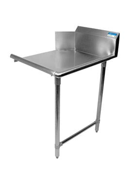 BK Resources 60" 16-Gauge Stainless Steel Clean Dish Table – Right Side - Donut-Equipment.com